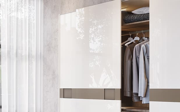 Sliding Designer Door with Recessed Handles