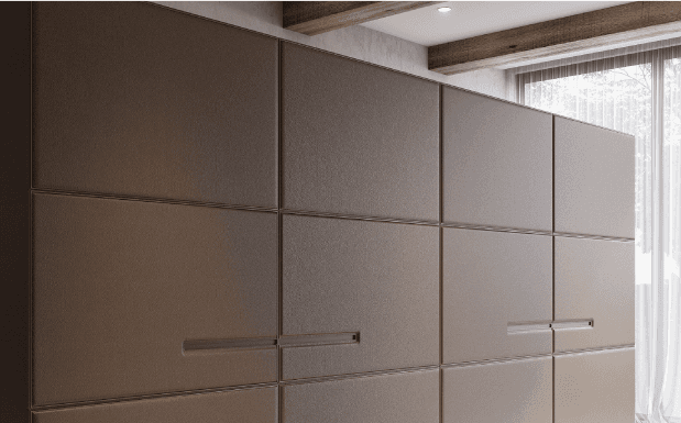 Artificial Leather Finish with Precise Stitching and Matching Edges