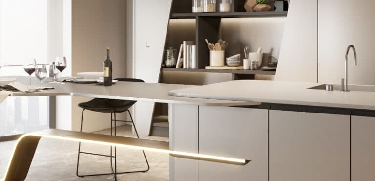 Exclusive Bronze Matt Lacquer and Golden Laminates