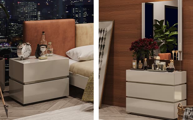 Glossy PU Lacquered Finish