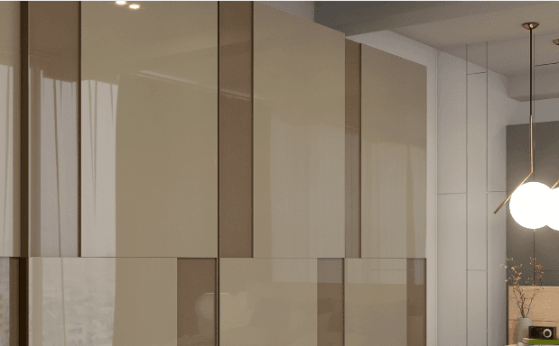 Exclusive Three-panel Designer Door