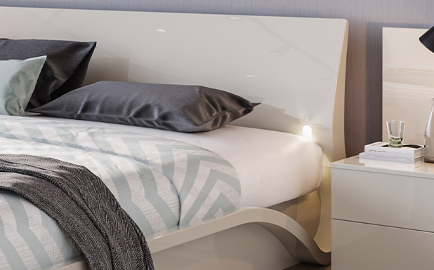 Headboard with Inbuilt Lights