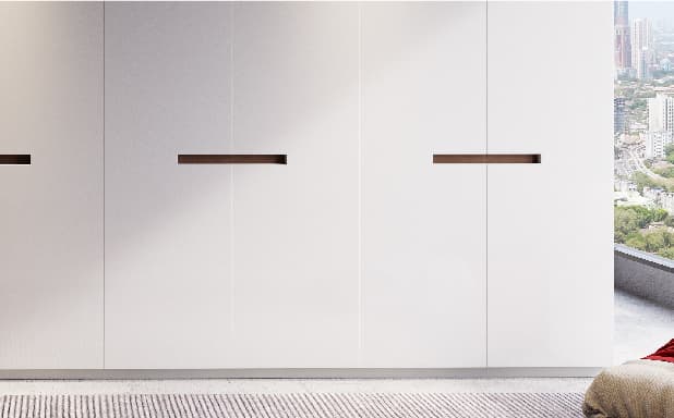 Six Doors with Designer Matt PU Handles