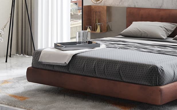 Upholstered Leatherette Headboard