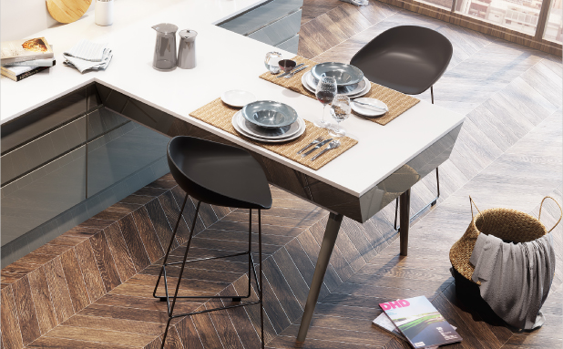 Precisely Designed Breakfast Table