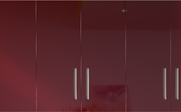 Eight-Door Design with Recessed Designer Handles